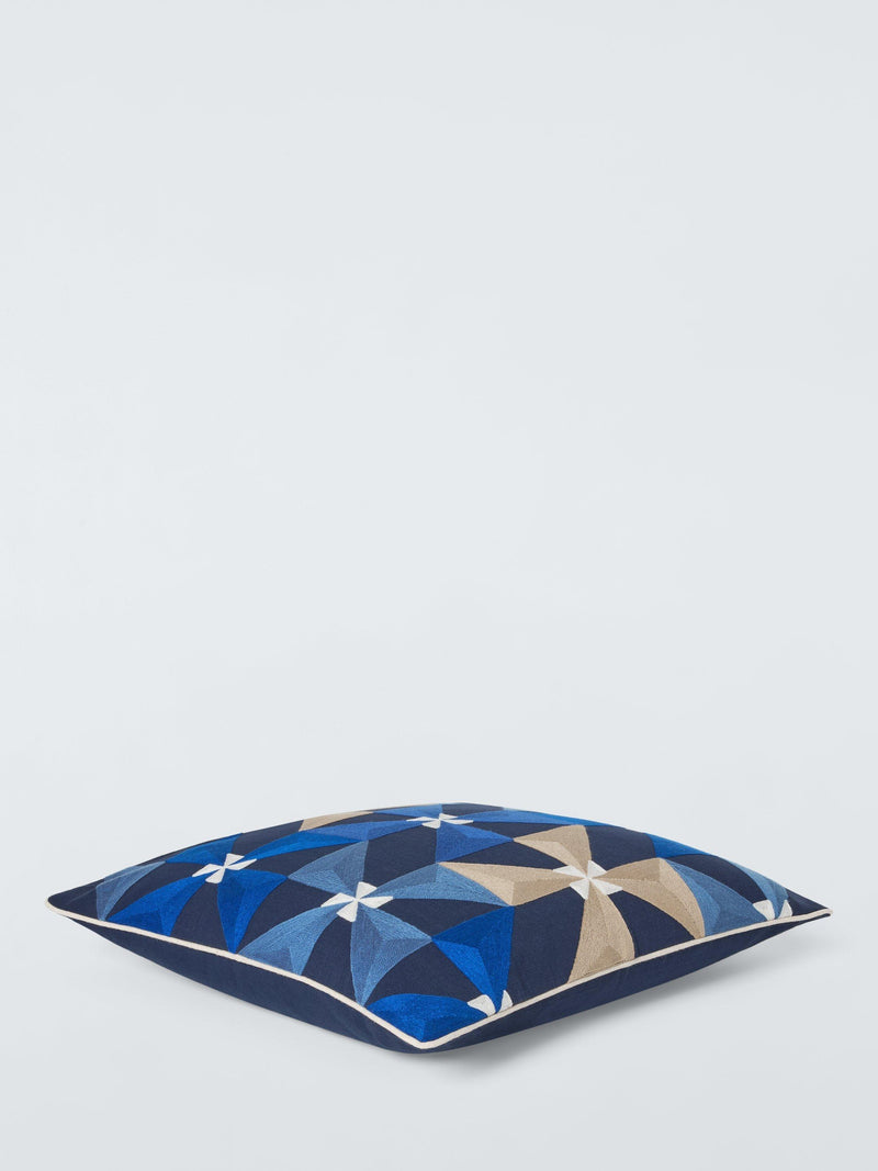 John Lewis Viento cushion indigo 50x50cm, imported from the UK