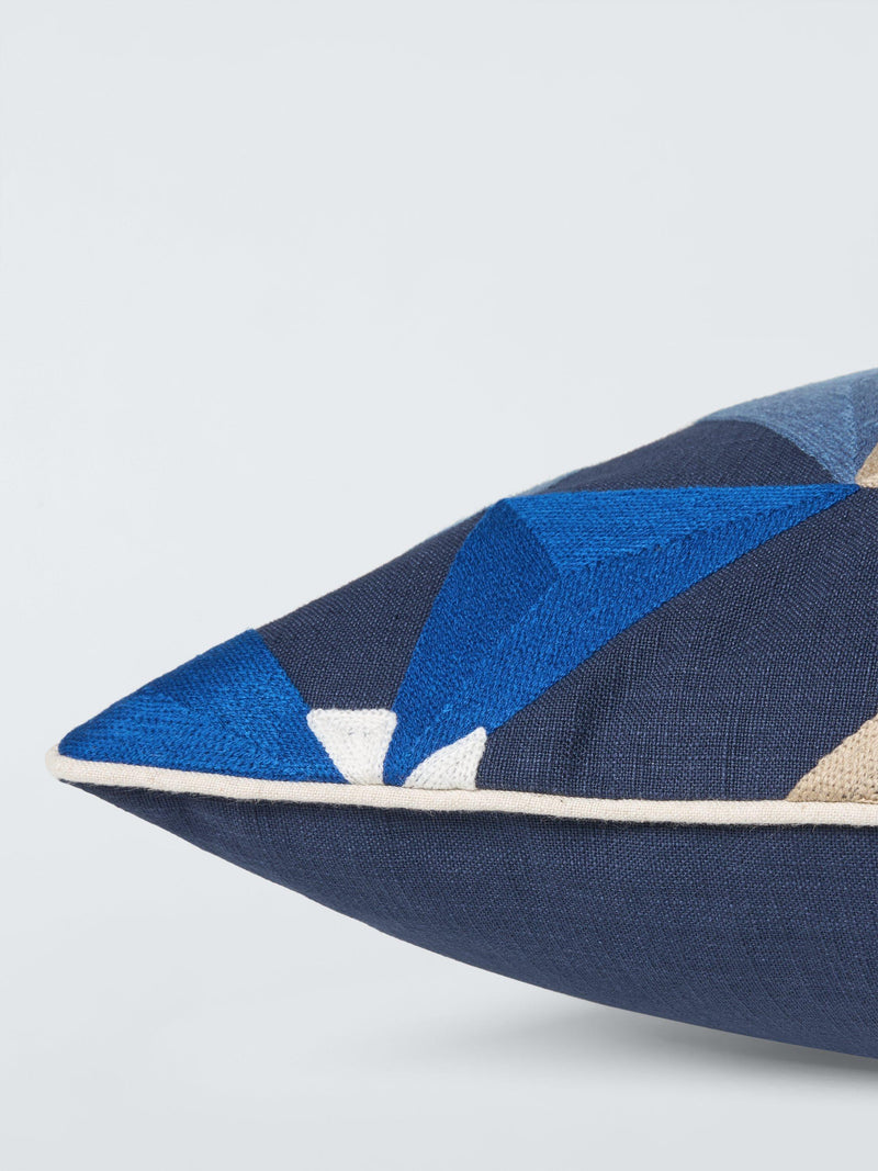 John Lewis Viento cushion indigo 50x50cm, imported from the UK