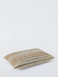John Lewis embroidered chevron cushion natural multi 40x60cm, imported from the UK