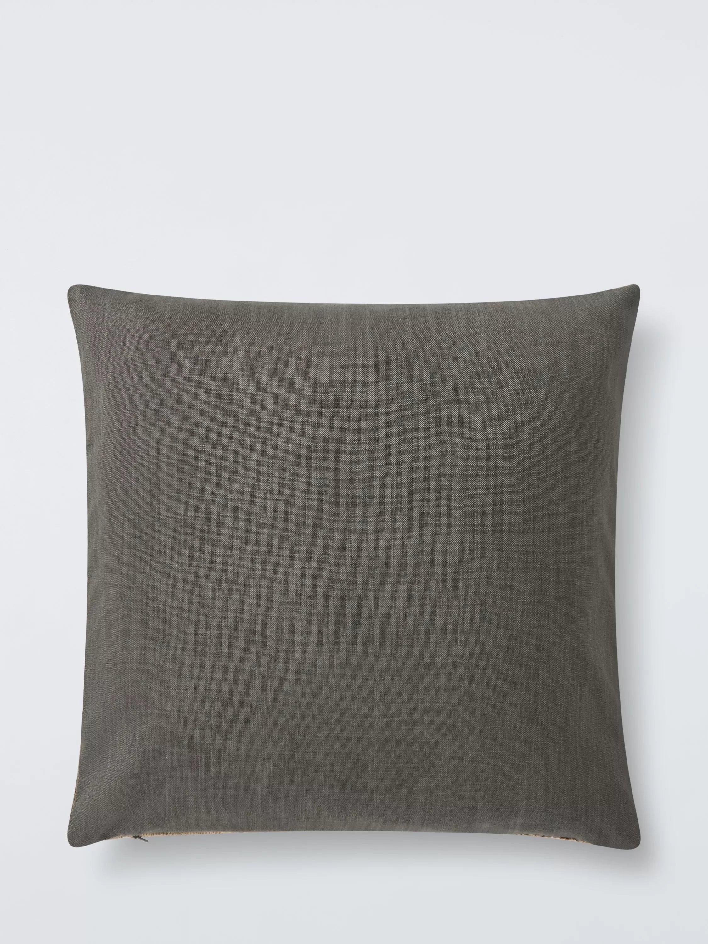 John Lewis retro geometric embroidered cushion - British product