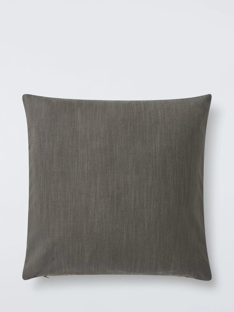 John Lewis retro geometric embroidered cushion - British product
