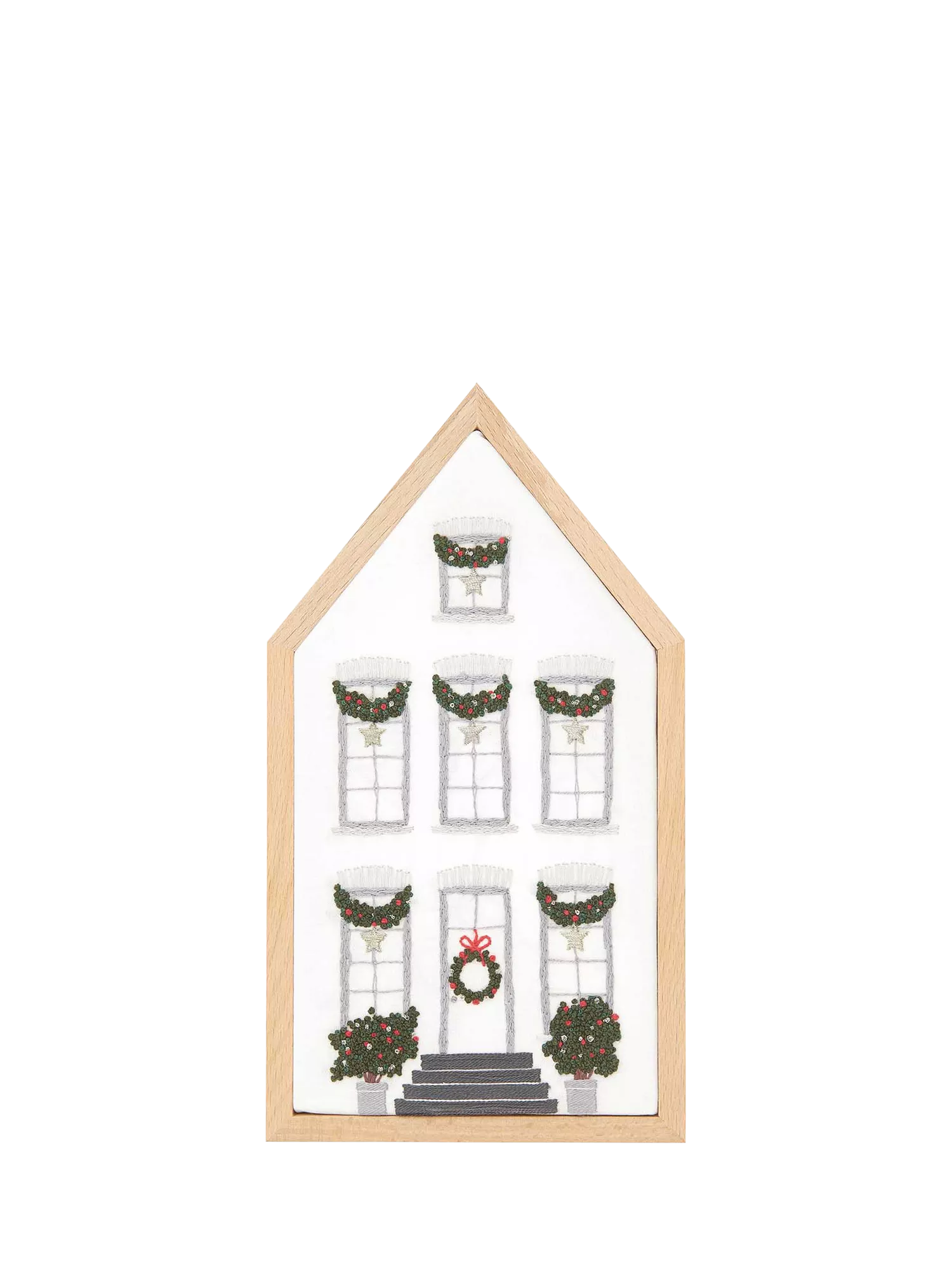 Rico Design Christmas House embroidery kit, imported from the UK