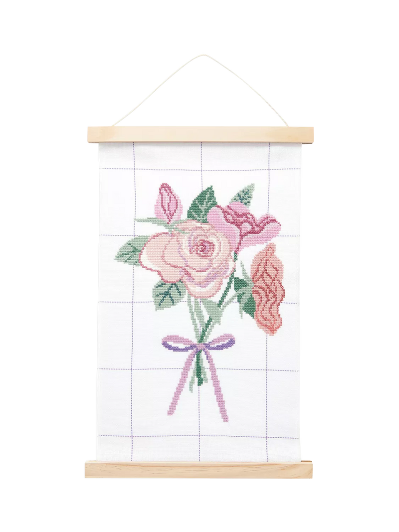 Rico Design tapestry wall hanging kit with roses design, imported from the UK