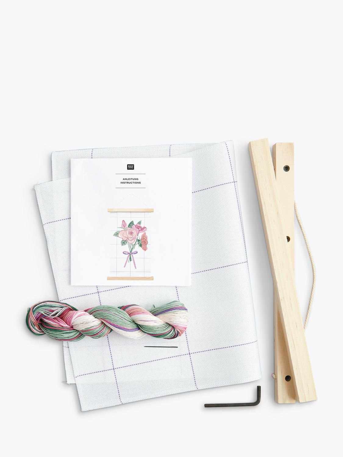 Rico Design tapestry wall hanging kit with roses design, imported from the UK