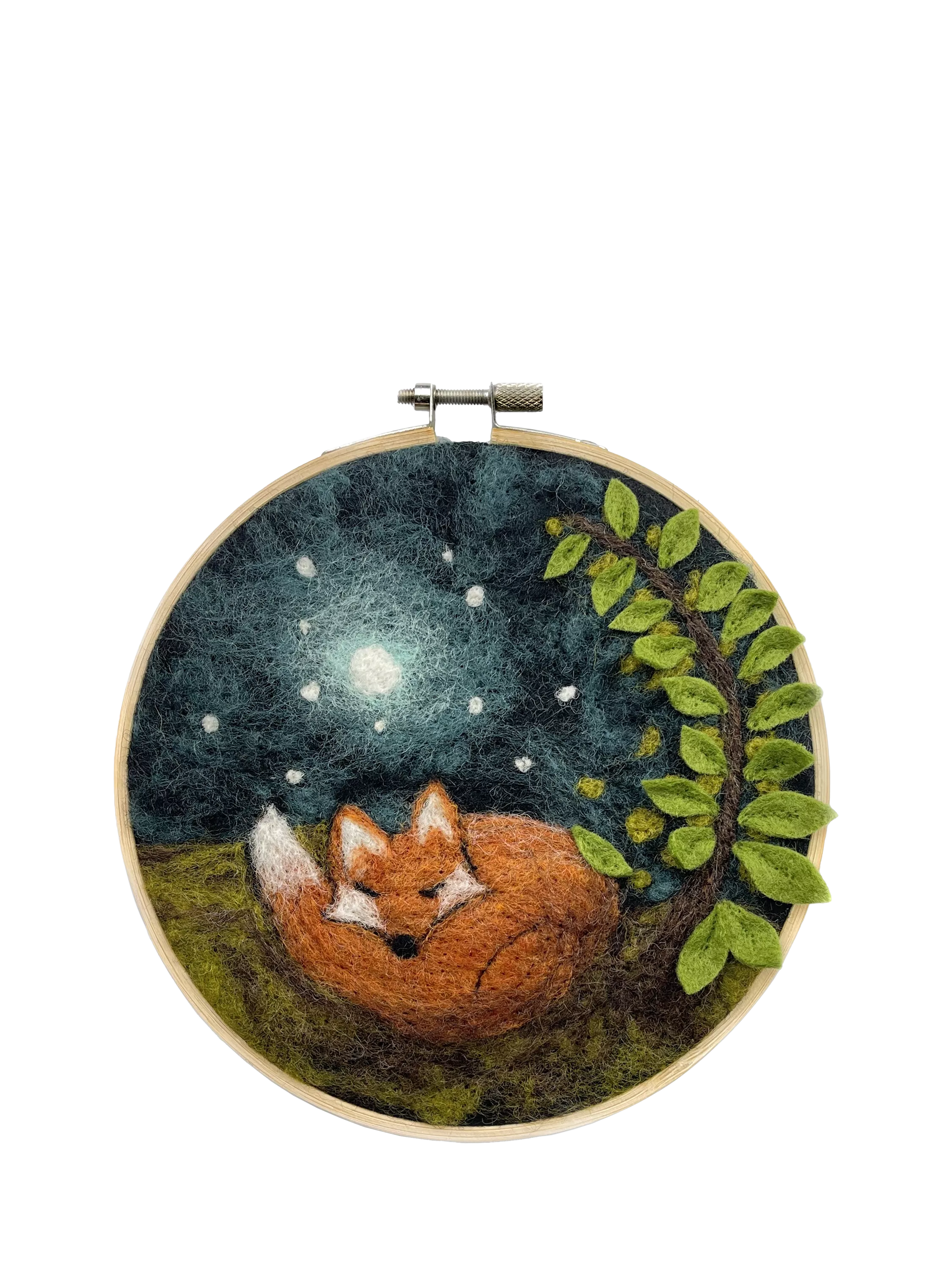 The Crafty Kit Company Sleepy Fox needle felting kit, British product