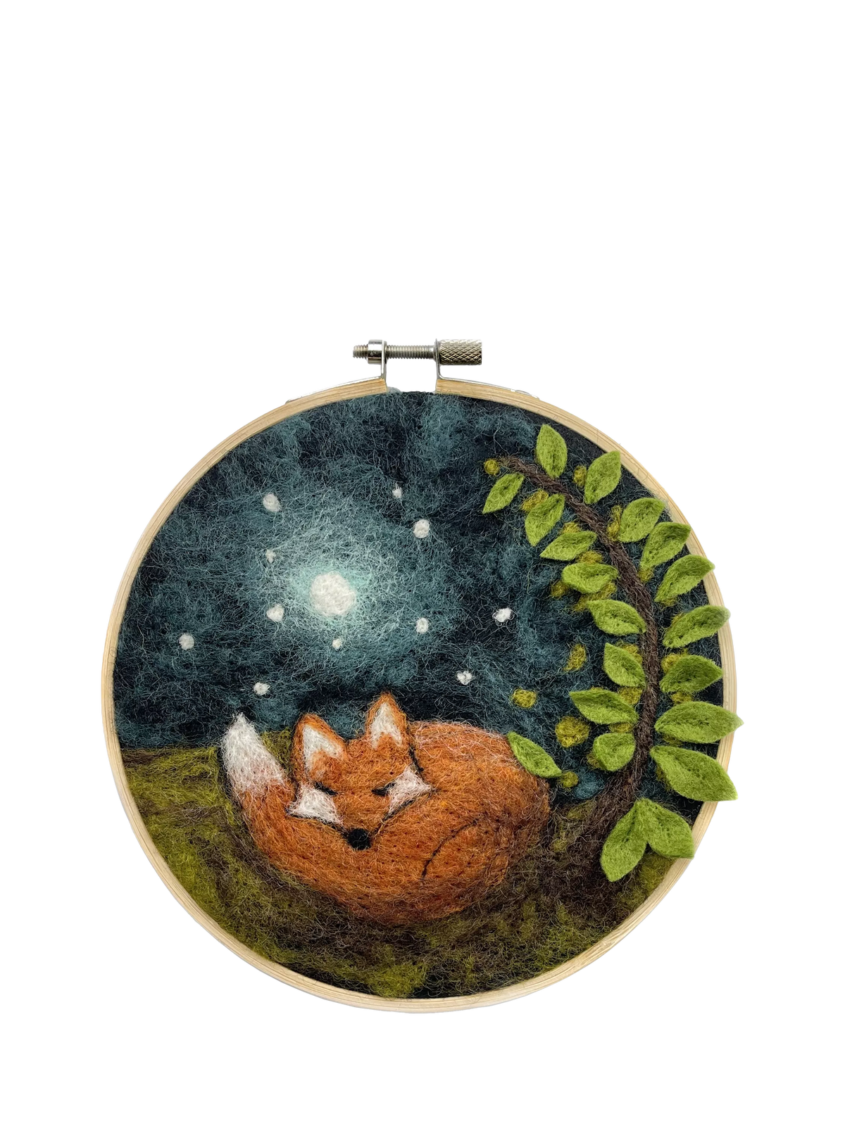The Crafty Kit Company Sleepy Fox needle felting kit, British product
