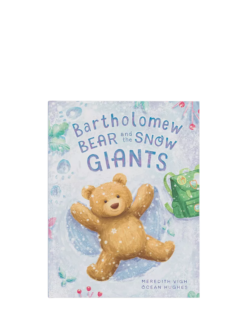 Jellycat Bartholomew Bear Snow Giants book, UK version