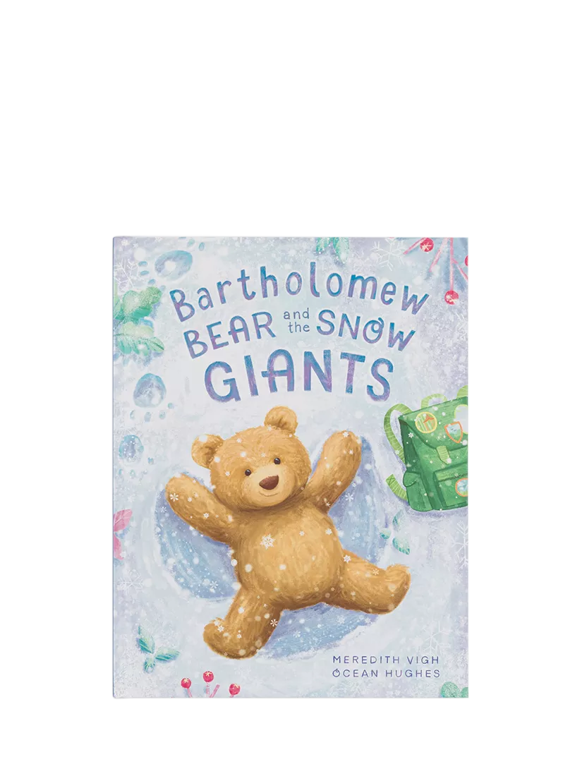 Jellycat Bartholomew Bear Snow Giants book, UK version
