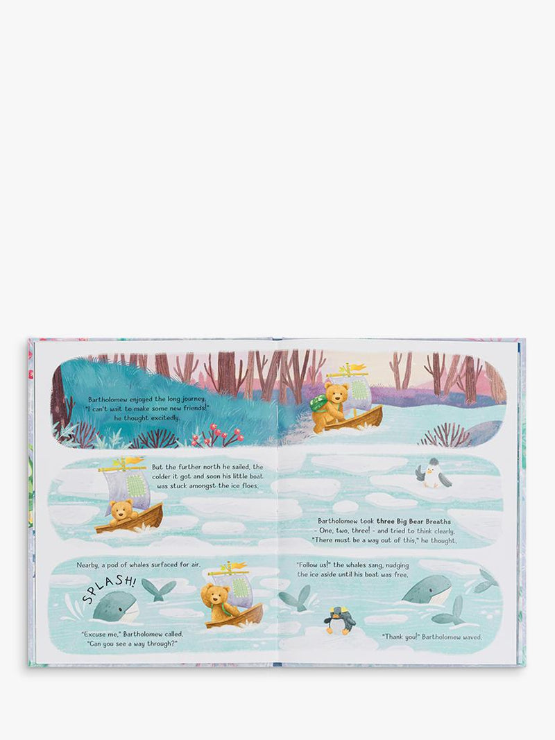 Jellycat Bartholomew Bear Snow Giants book, UK version