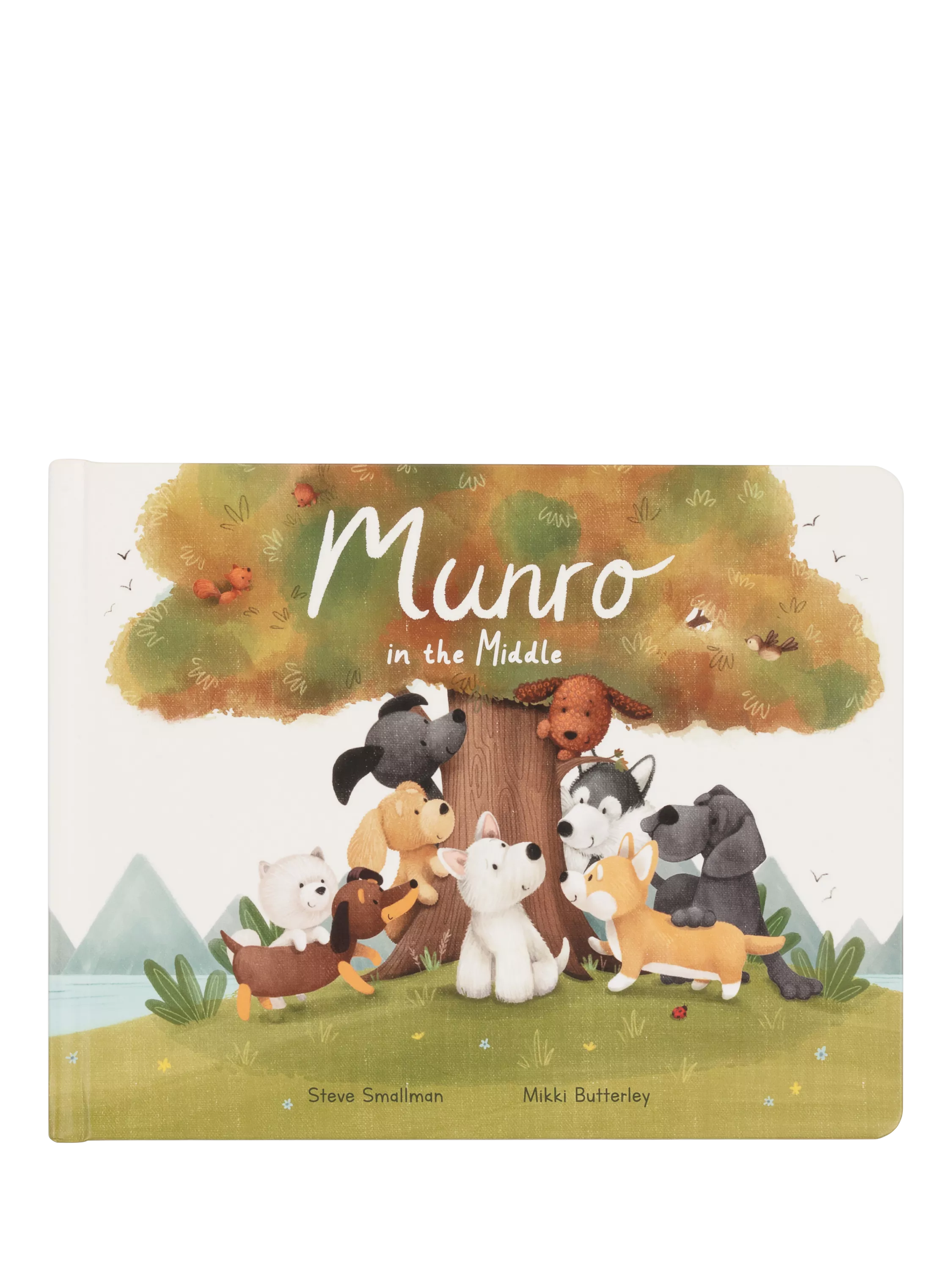 Jellycat Munro in the Middle children's book, UK version