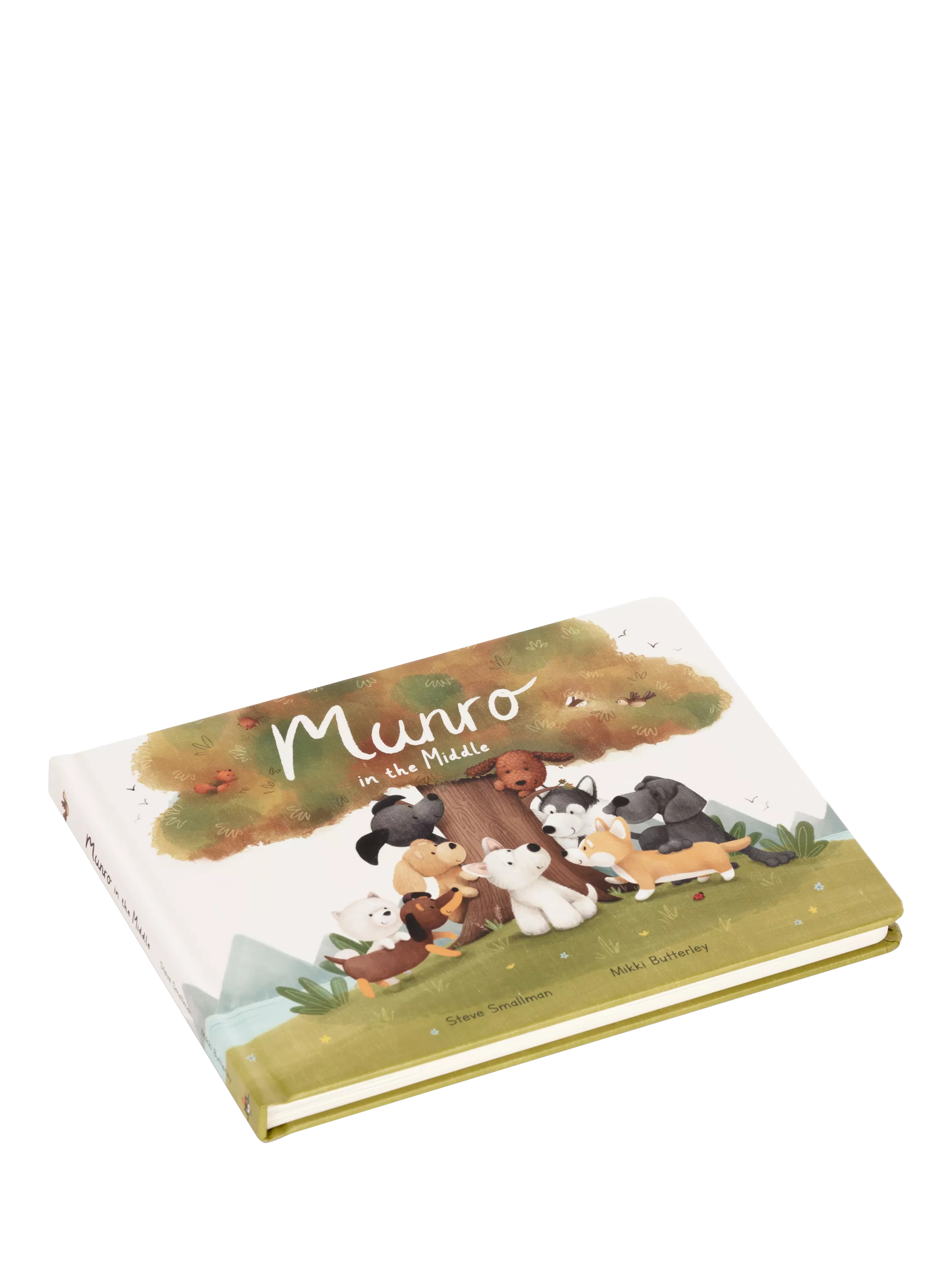 Jellycat Munro in the Middle children's book, UK version