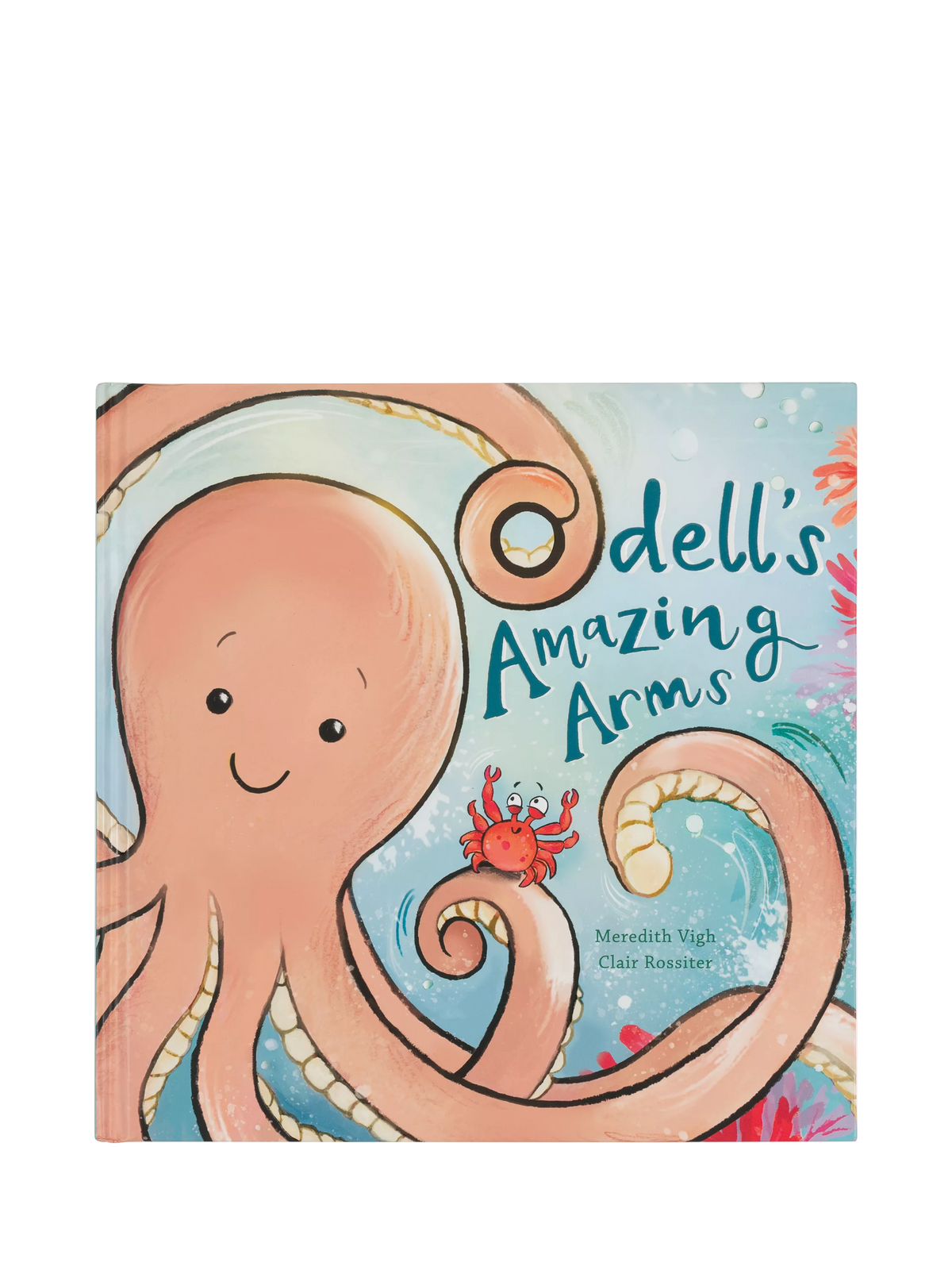 Jellycat children's book Odell's Amazing Arms - British product