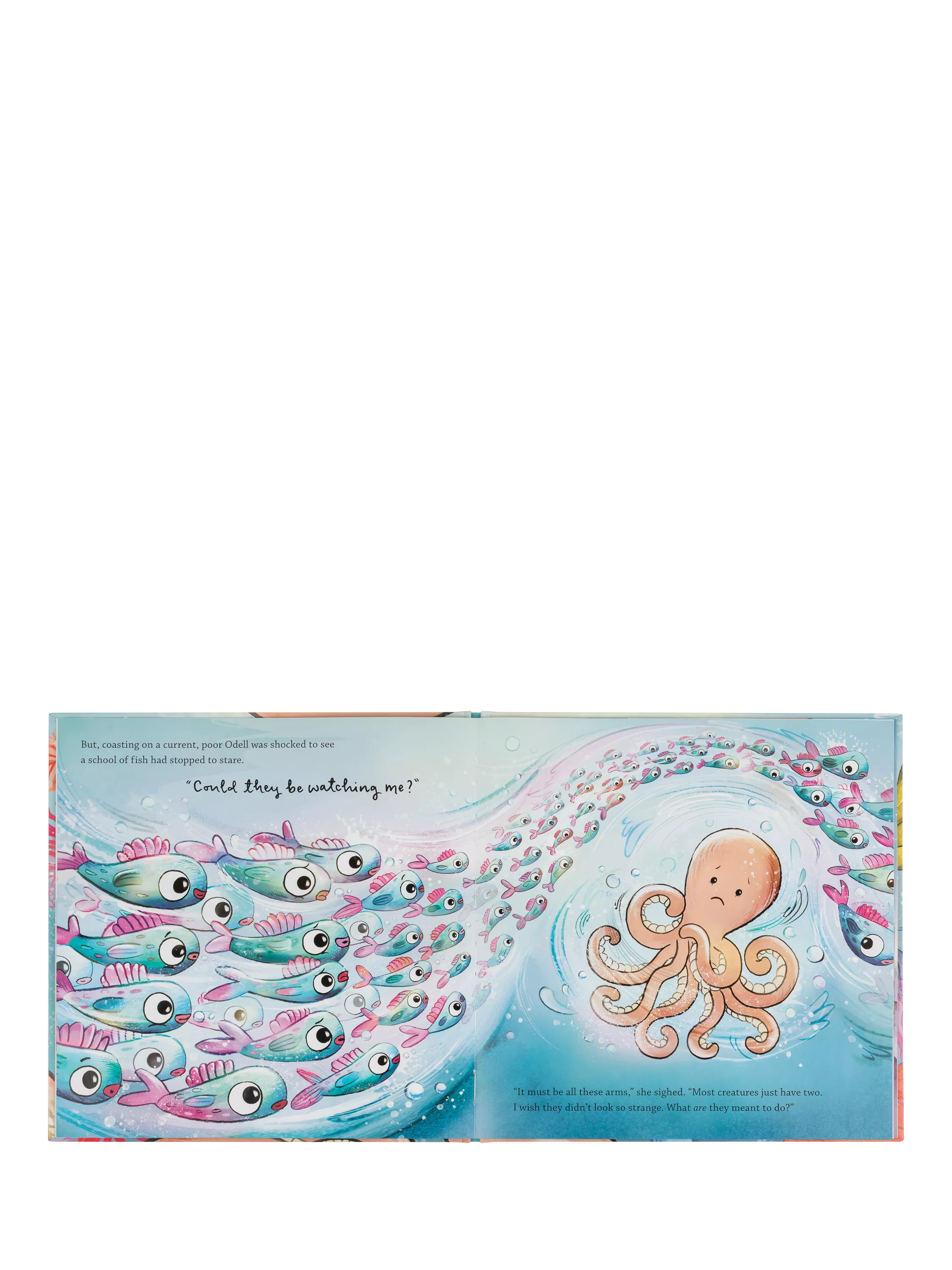 Jellycat children's book Odell's Amazing Arms - British product