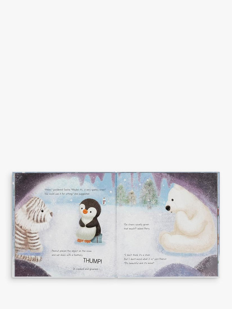 Jellycat Peanut Penguin children's book, UK version