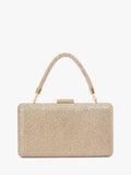 Dune London gold diamante handle clutch bag, imported from the UK