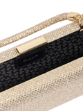 Dune London gold diamante handle clutch bag, imported from the UK