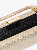 Dune London gold diamante handle clutch bag, imported from the UK
