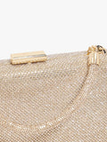 Dune London gold diamante handle clutch bag, imported from the UK