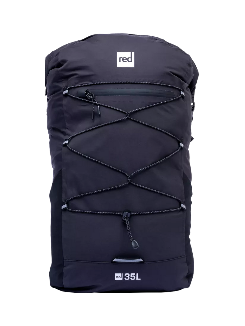 Red waterproof backpack 35L (British brand)