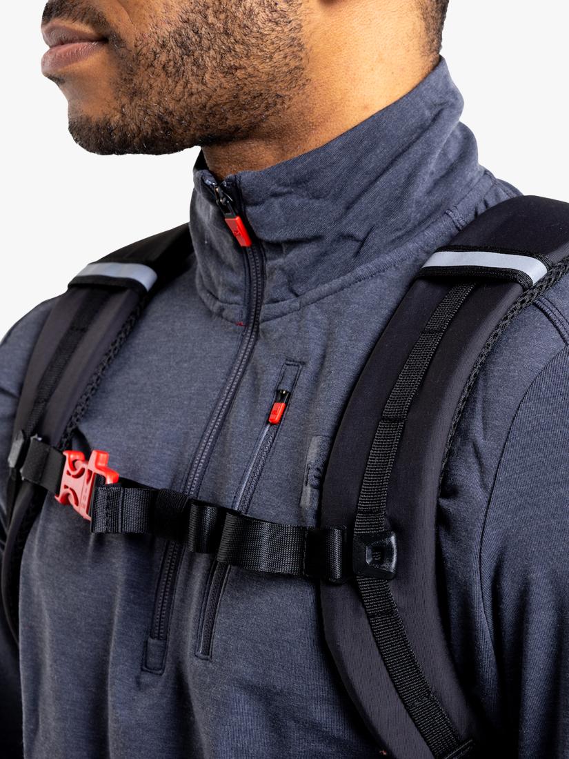 Red waterproof backpack 35L (British brand)
