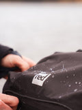 Red waterproof backpack 35L (British brand)