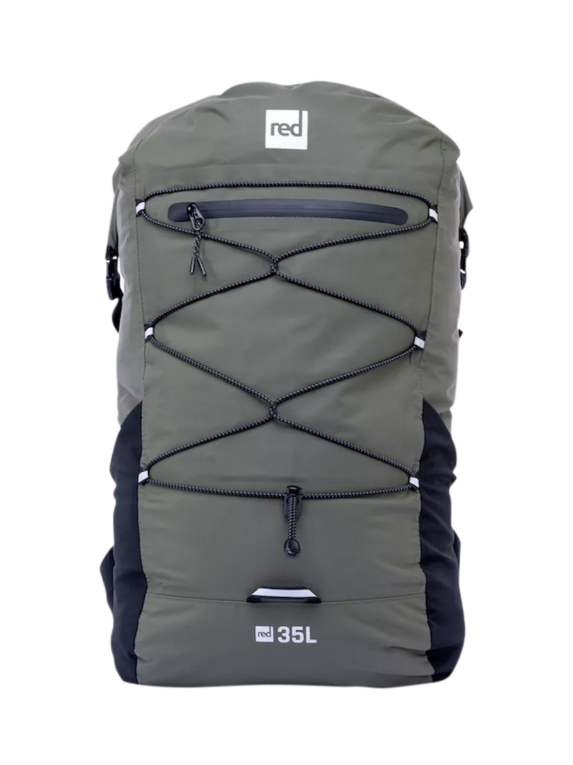 Red Lightweight Waterproof Backpack 35L