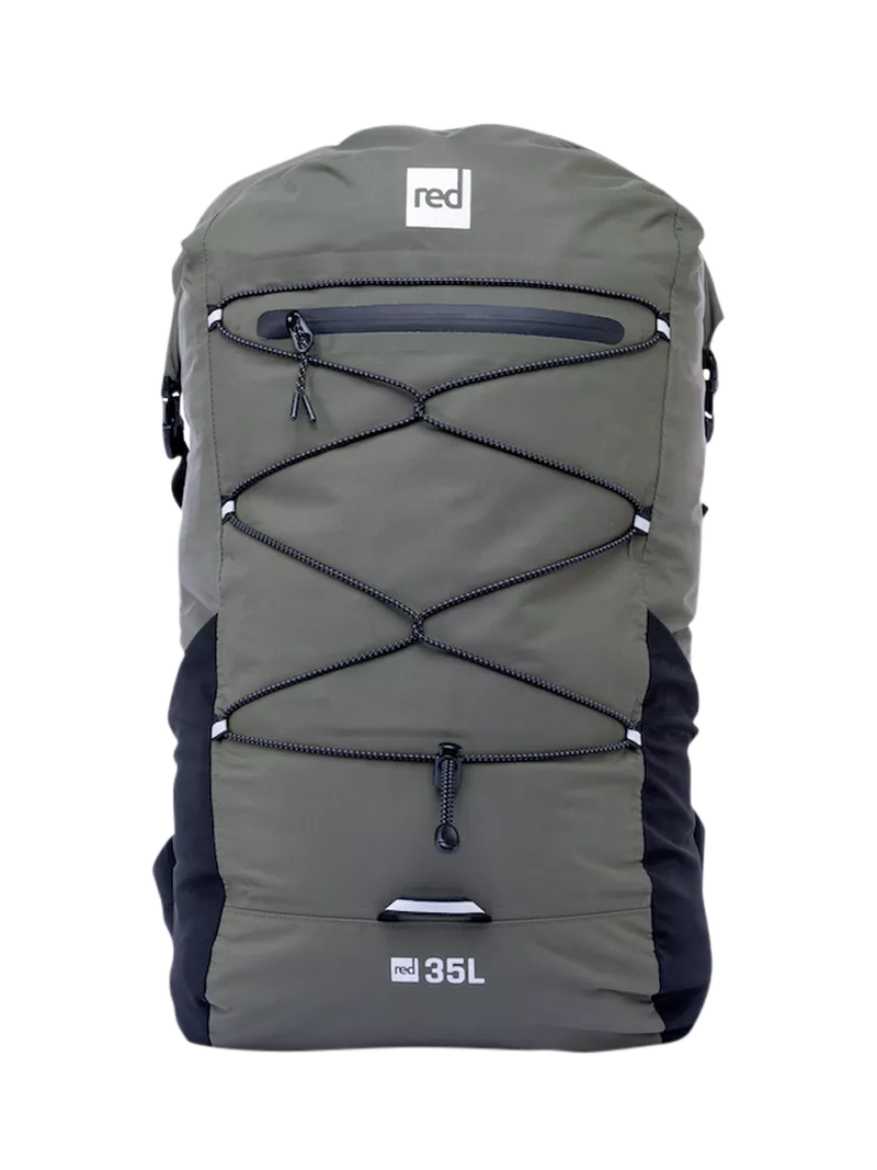 Red Lightweight Waterproof Backpack 35L