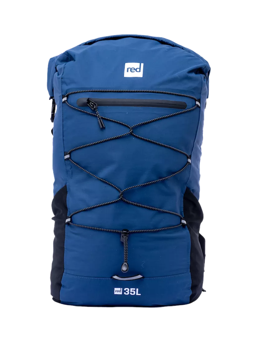 Red Lightweight Waterproof Backpack 35L
