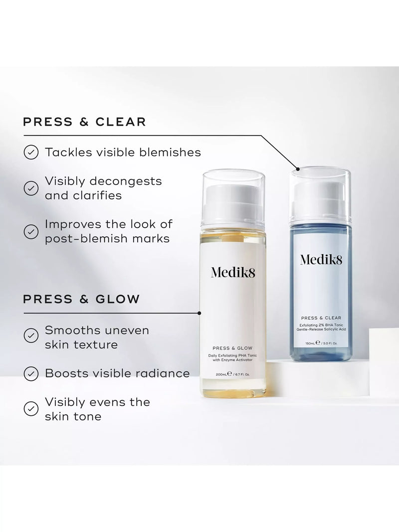 Medik8 Press & Clear BHA tonic 150ml (British brand)