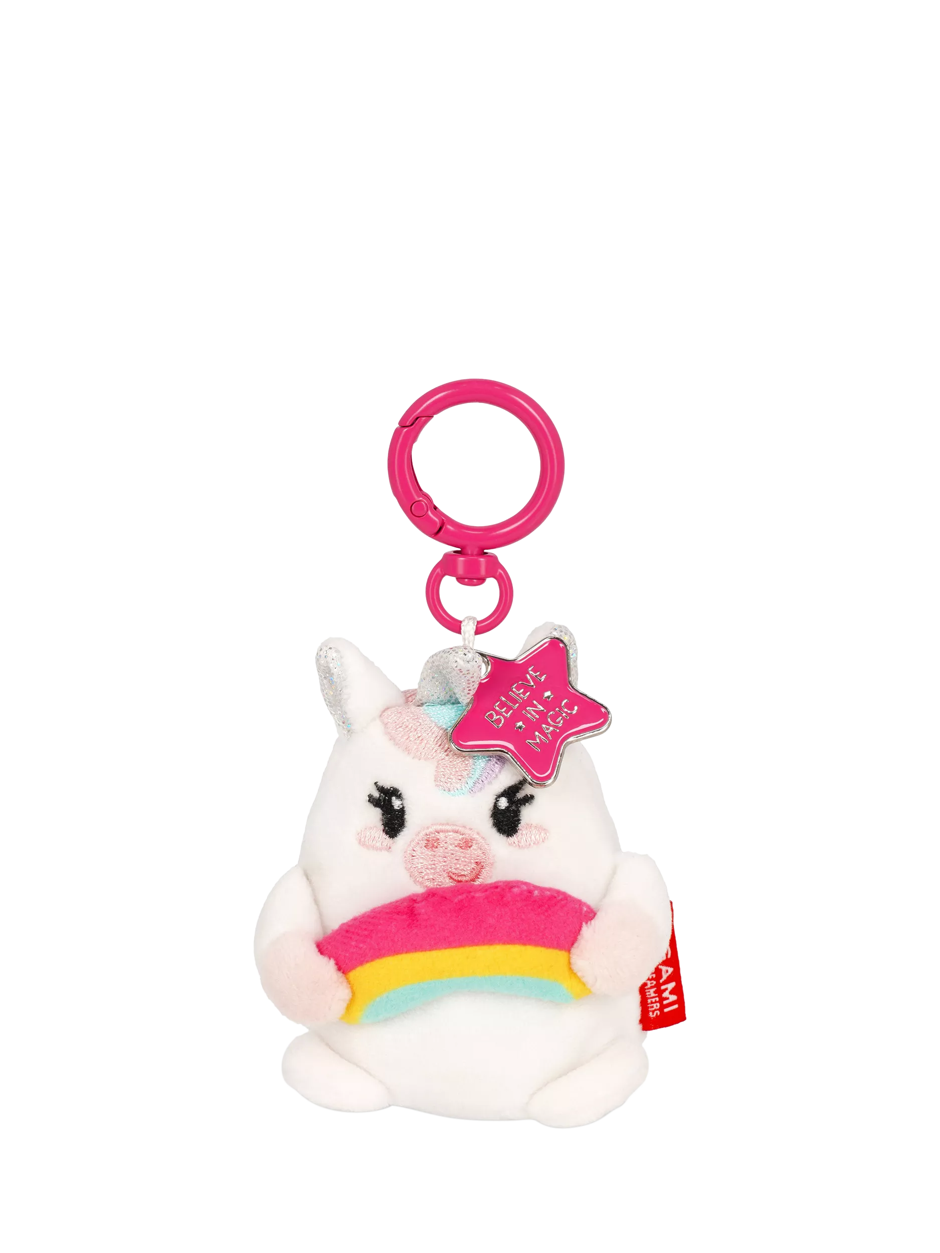 Legami Tiny Unicorn super soft keyring 11cm (British brand)