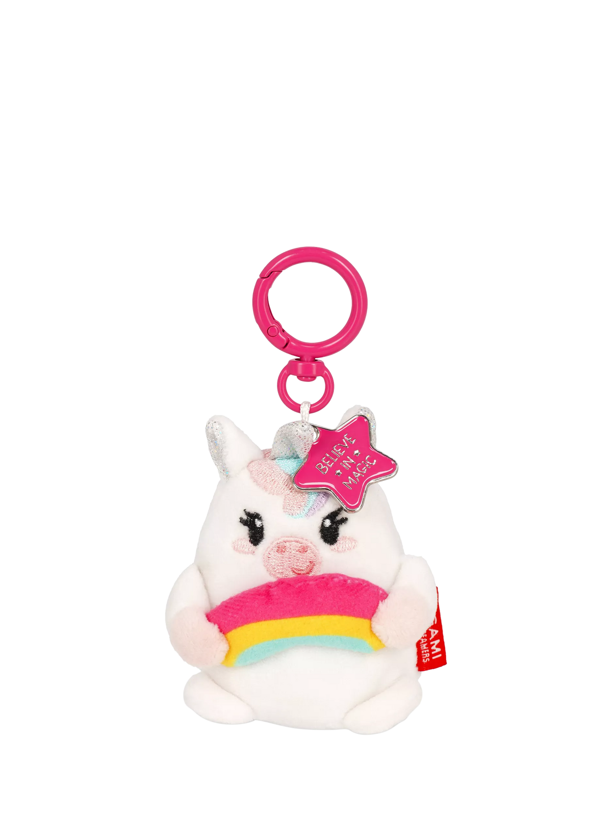 Legami Tiny Unicorn super soft keyring 11cm (British brand)