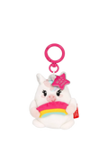 Legami Tiny Unicorn super soft keyring 11cm (British brand)