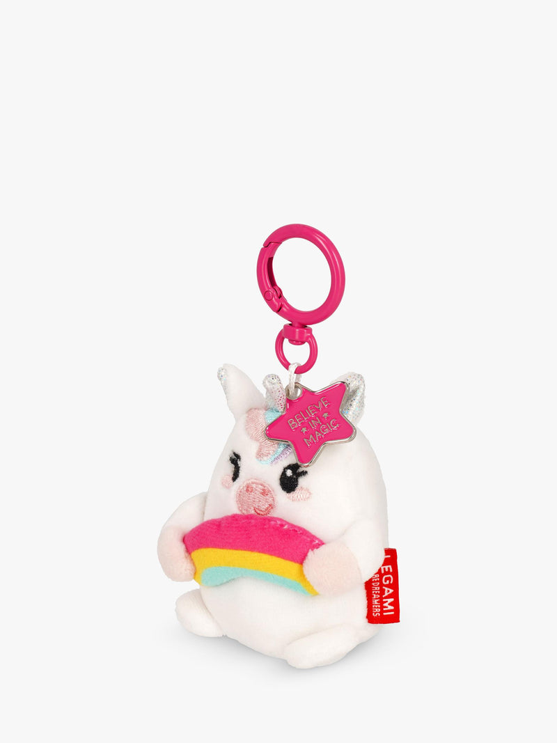 Legami Tiny Unicorn super soft keyring 11cm (British brand)