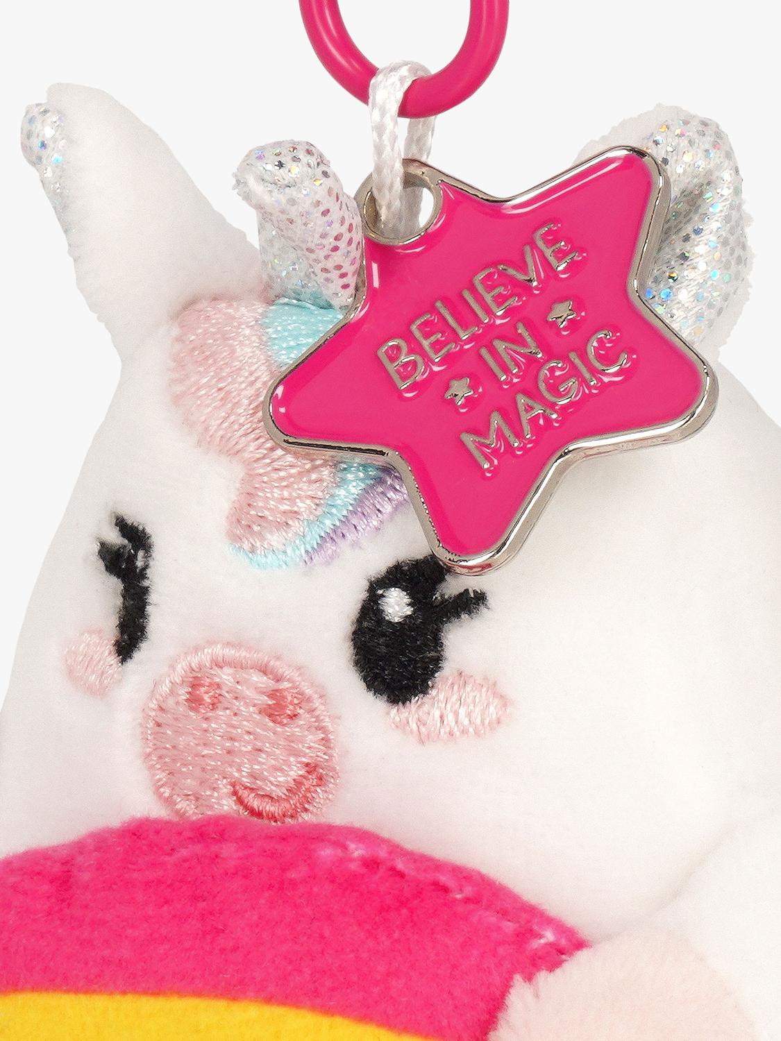 Legami Tiny Unicorn super soft keyring 11cm (British brand)
