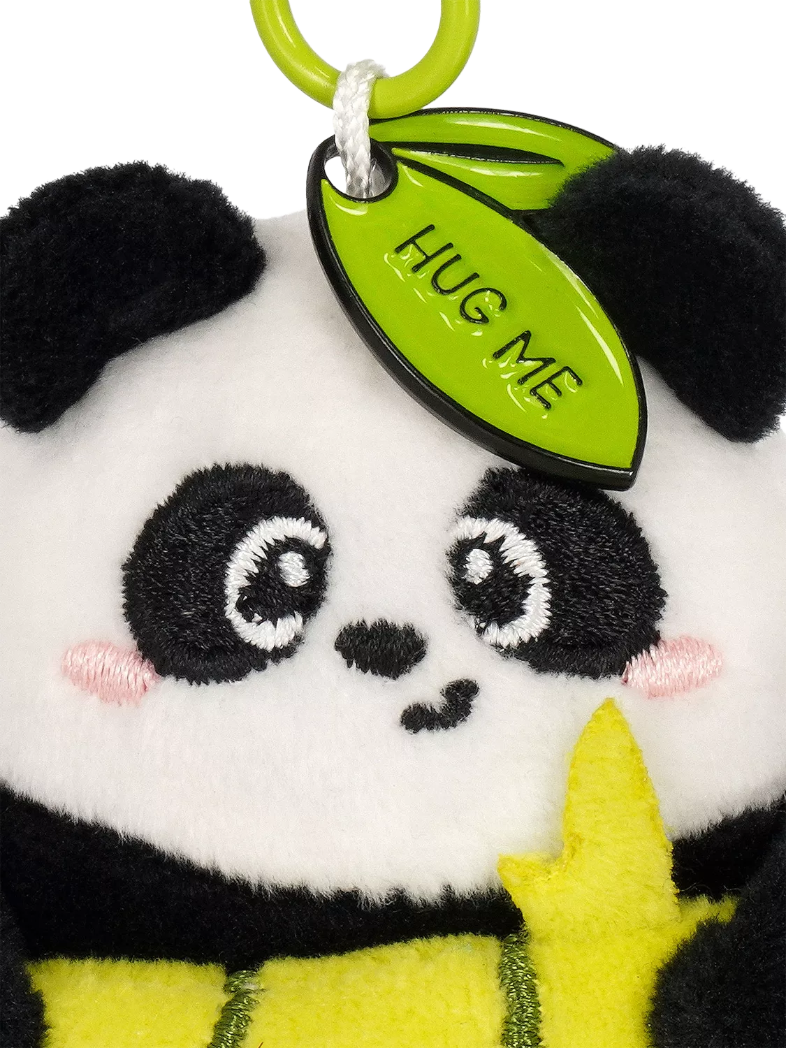 Legami Tiny Panda plush keyring - British product