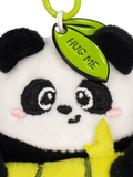 Legami Tiny Panda plush keyring - British product