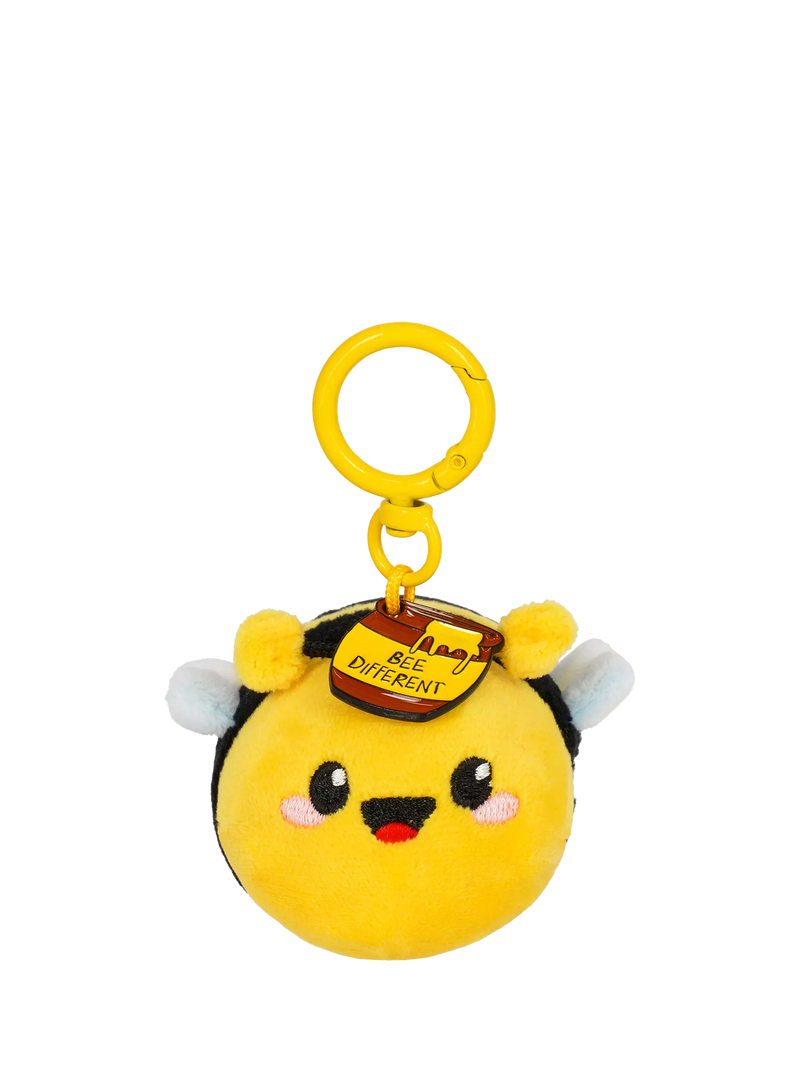 Legami Tiny Bee plush keyring 11cm - British product