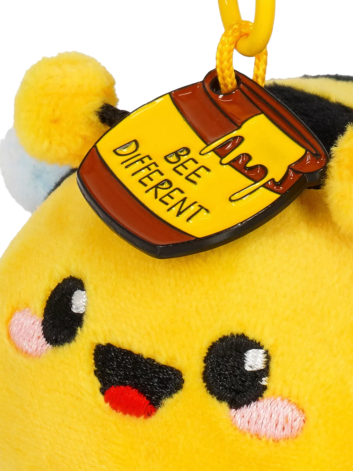 Legami Tiny Bee plush keyring 11cm - British product
