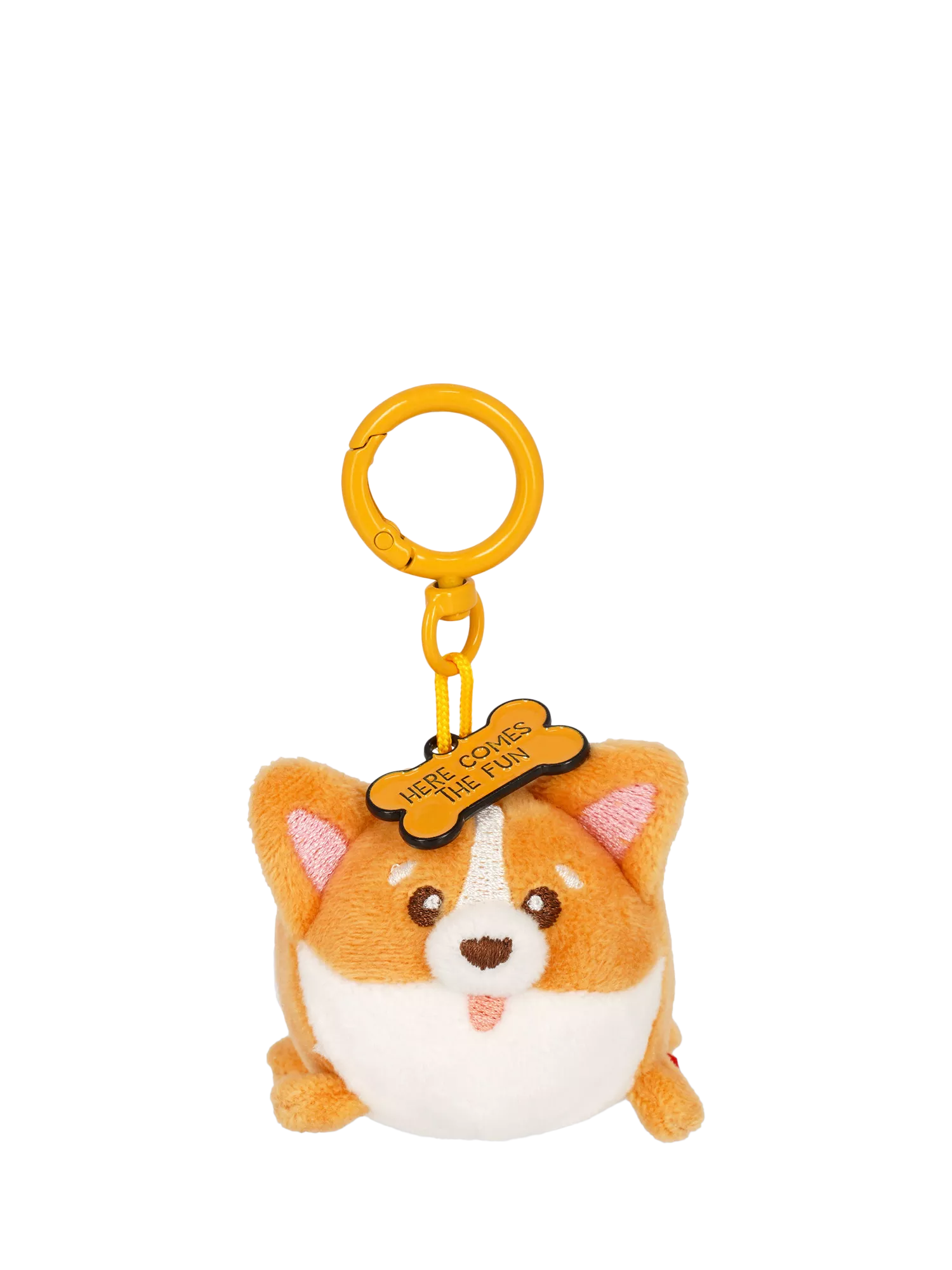 Legami Tiny Corgi keyring plush - UK version