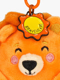 Legami super soft tiny lion plush keyring, imported from the UK