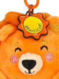 Legami super soft tiny lion plush keyring, imported from the UK