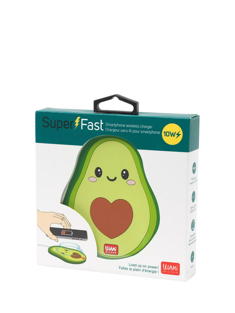 Legami avocado wireless charger for smartphones green - British product