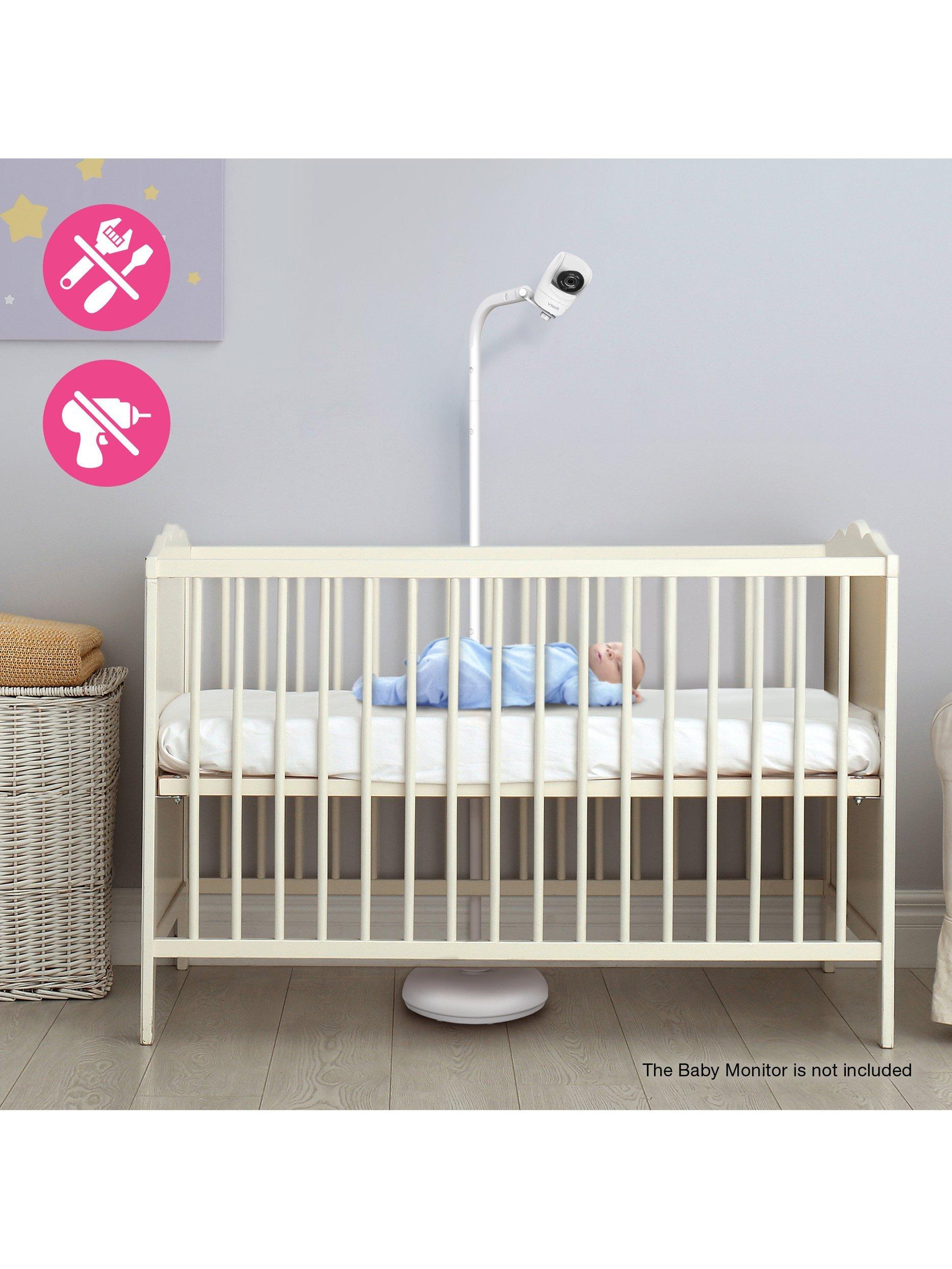 VTech over the cot camera floor stand white (British brand)