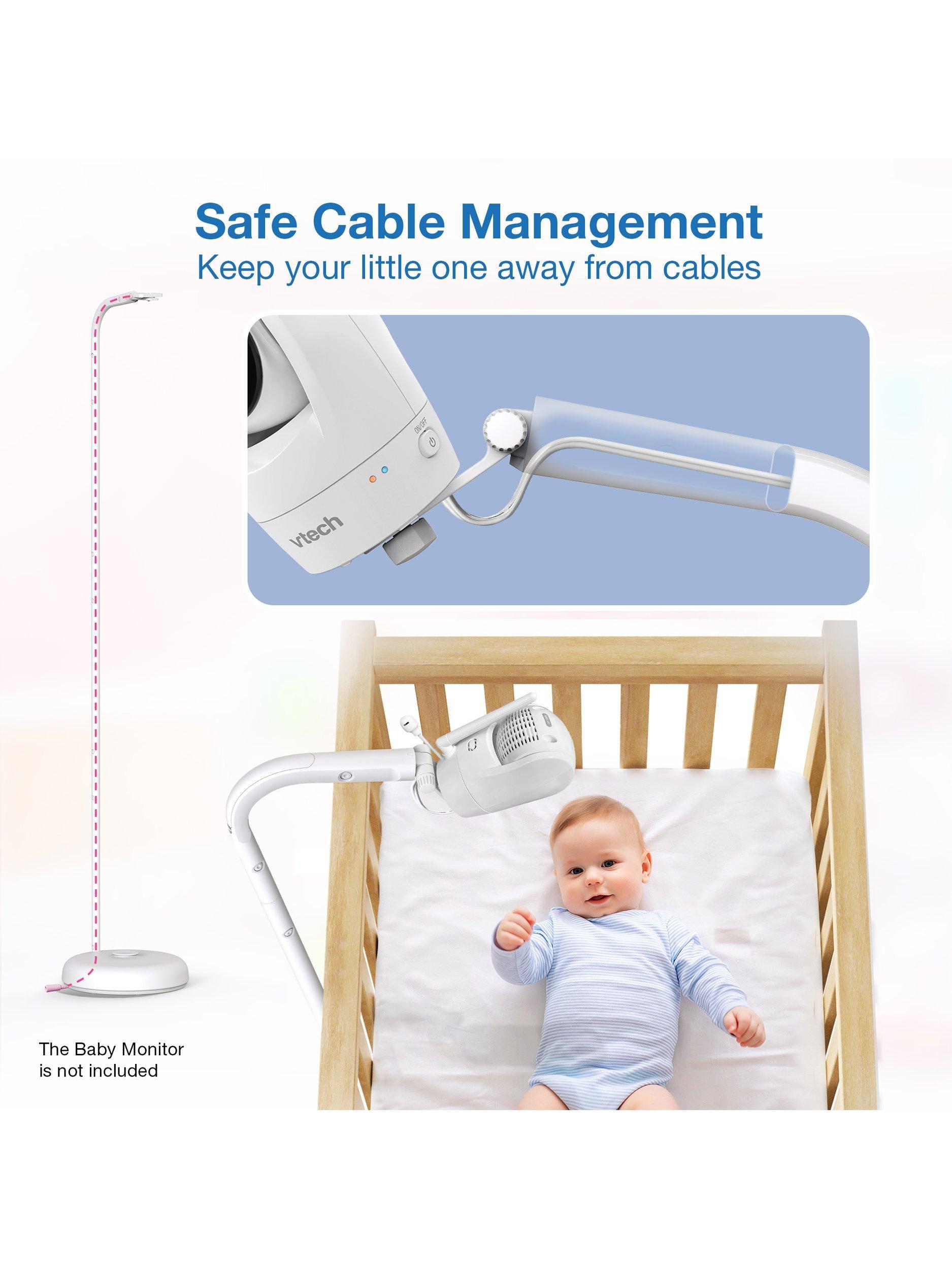 VTech over the cot camera floor stand white (British brand)