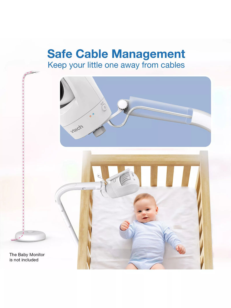 VTech over the cot camera floor stand white (British brand)