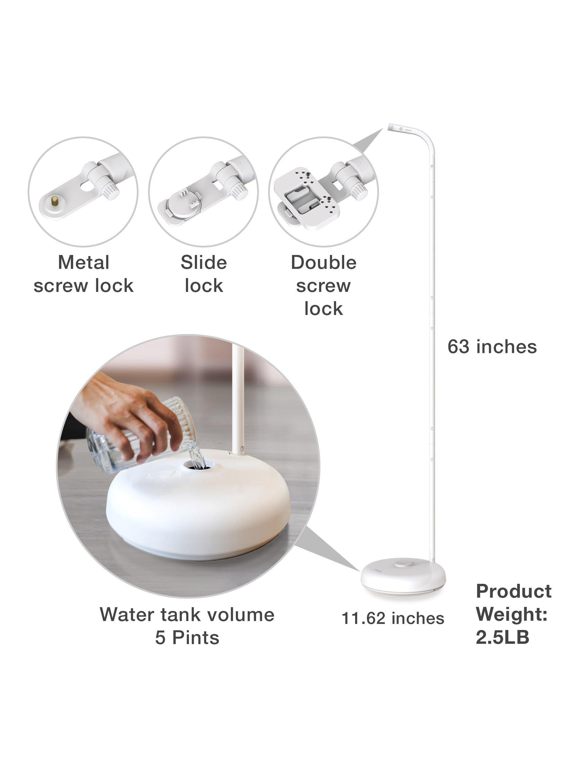 VTech over the cot camera floor stand white (British brand)