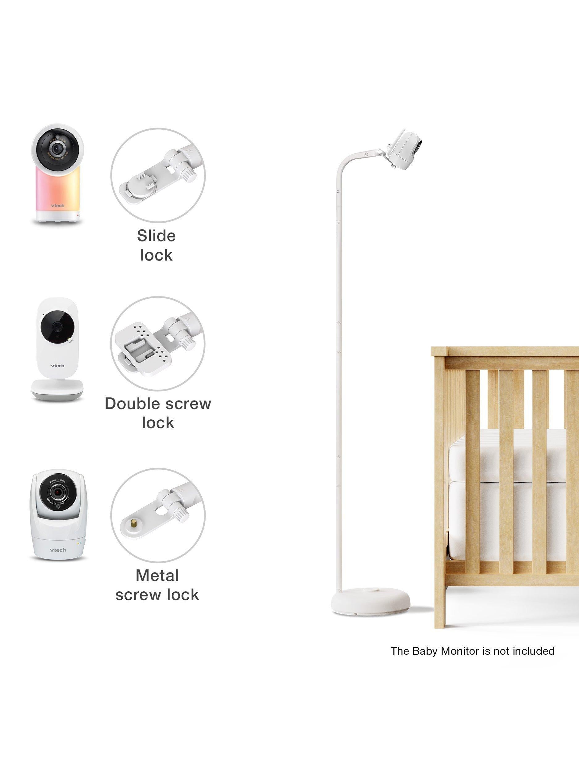 VTech over the cot camera floor stand white (British brand)