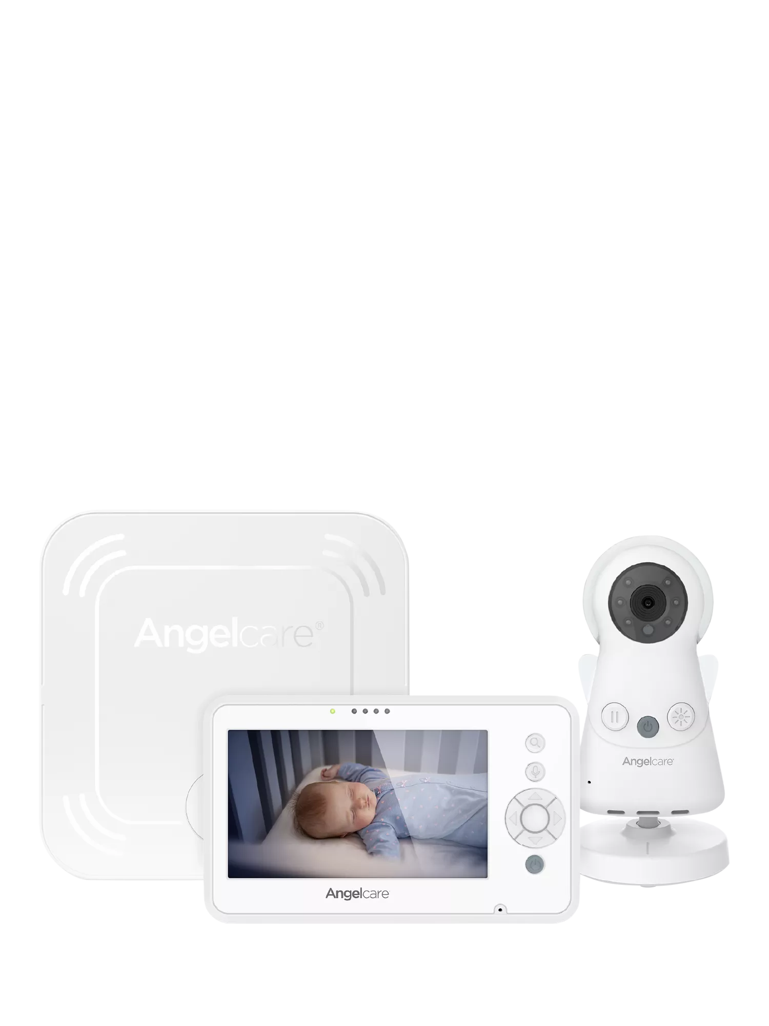 Angelcare AC25 baby movement monitor with video and sound - British product