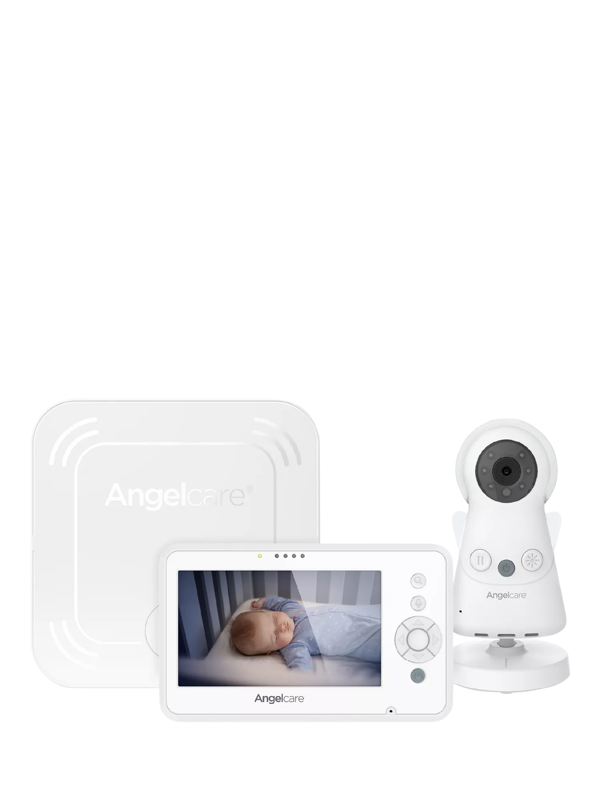 Angelcare AC25 baby movement monitor with video and sound - British product