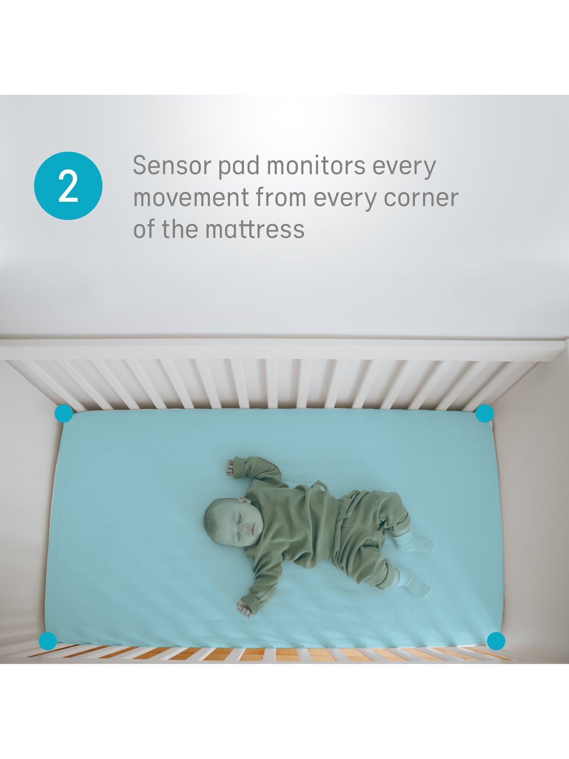 Angelcare AC25 baby movement monitor with video and sound - British product